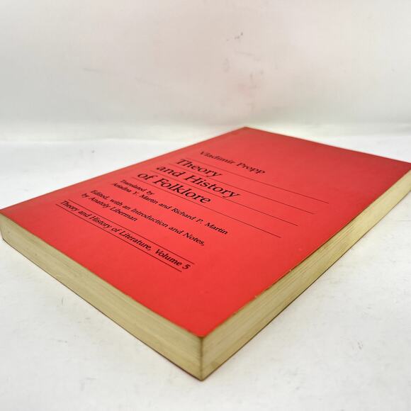 Theory and History of Folklore Volume 5 Literature Propp 1984 Paperback Book VTG - Picture 7 of 9